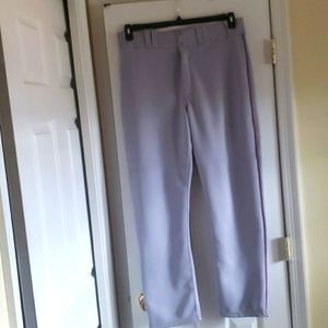 Majestic Baseball Pants mens large  red side piping Authentic New